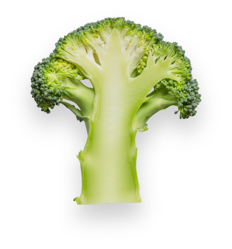 Brócoli enviado de forma sostenible